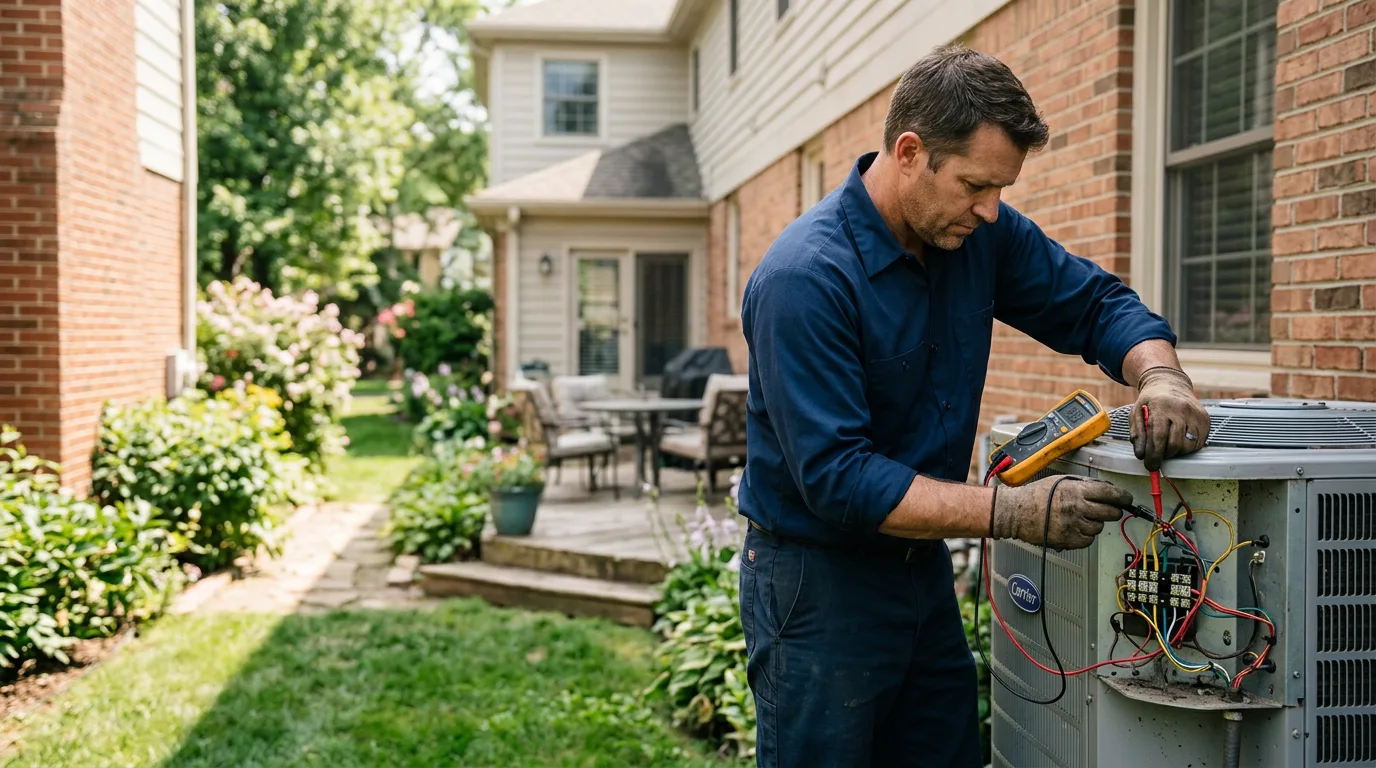 HVAC technician working near Davenport, FL